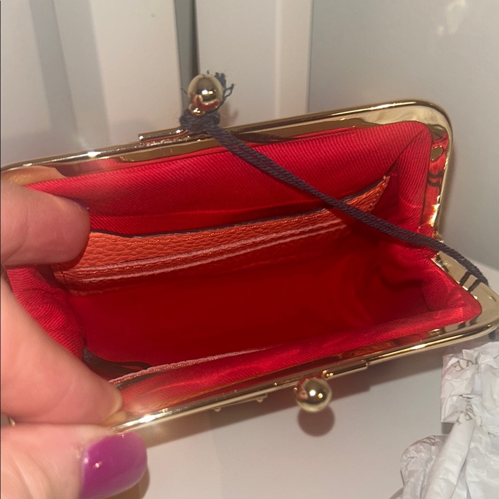 Dooney & Bourke Vibrant Orange Clutch - Picture 3 of 5